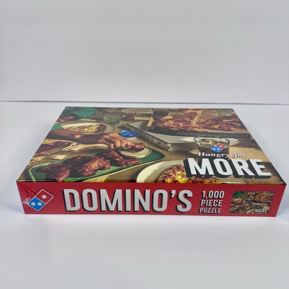 New Sealed 2024 Dominos Pizza 1000 Piece Jigsaw Puzzle “Hungry For More” - Picture 2 of 6